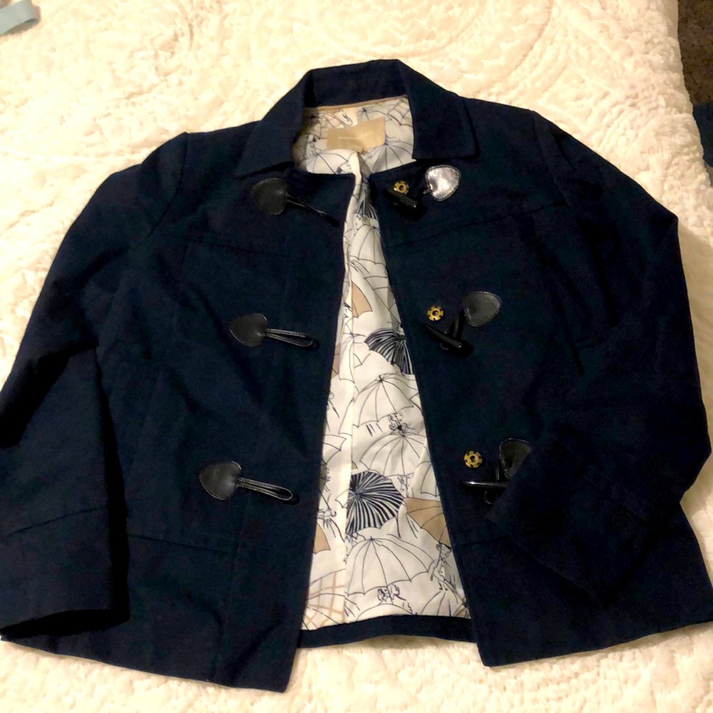 Navy Lined Spring Jacket